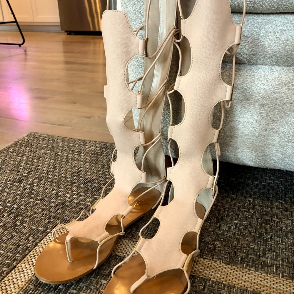 Aldo pink gladiator Sandler size 9